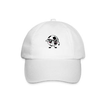 Fußball - Baseballkappe - Weiß/Weiß - Vorne