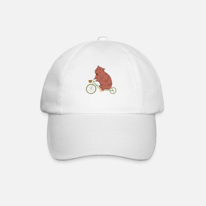 Cycliste Wombat - Casquette classique - blanc/blanc
