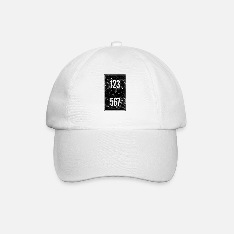 Salsa Tanz Geschenk - Baseballkappe - Weiß/Weiß