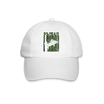 Pêcheur Рыбак Russe Russe Idée cadeau russe - Casquette classique - blanc/blanc - Devant
