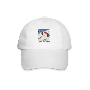 ski - Baseball Cap - white/white - Front