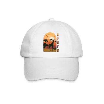 Le Kenya est merveilleux - Casquette classique - blanc/blanc - Devant