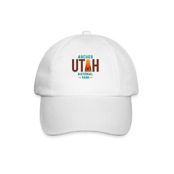 Arches National Park, Arches National Park - Baseball Cap - white/white - Front