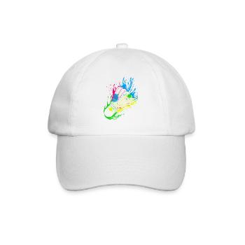 Badminton Splash Federball - Casquette classique - blanc/blanc - Devant