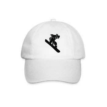 Snowboard - Baseball Cap - white/white - Front
