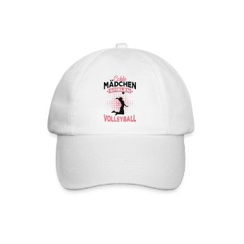 Volleyball Mädchen - Baseballkappe - Weiß/Weiß - Vorne