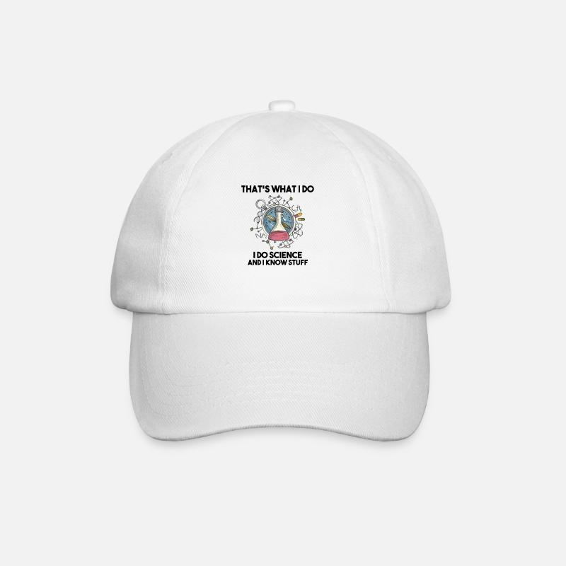 I love science - Casquette classique - blanc/blanc