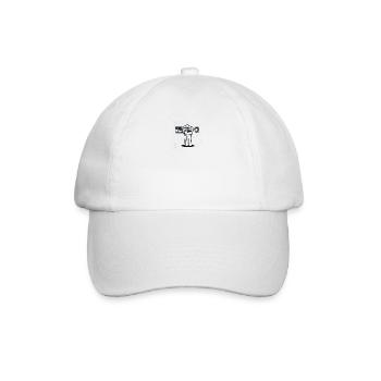 Moto Moto Motocross Motocross Dreckbike-Ge - Casquette classique - blanc/blanc - Devant