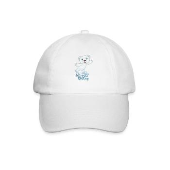 Patin à glace patins à glace ours polaire - Casquette classique - blanc/blanc - Devant