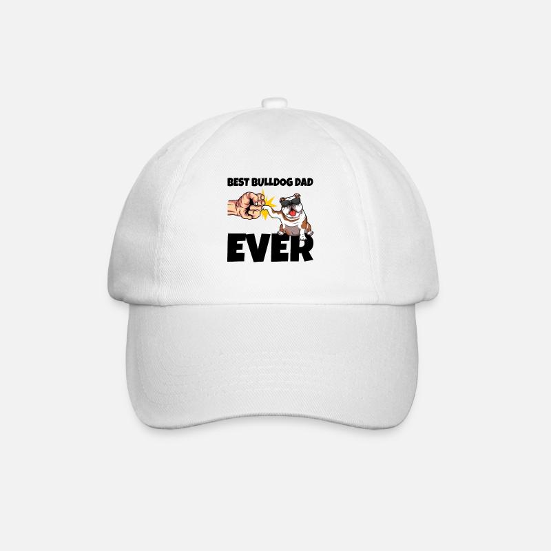 Bulldog anglais - Casquette classique - blanc/blanc