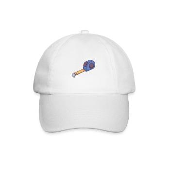 Trademen measure tape - Baseball Cap - white/white - Front