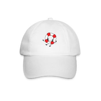 Sauveteur sauveteur sauveteur - Casquette classique - blanc/blanc - Devant