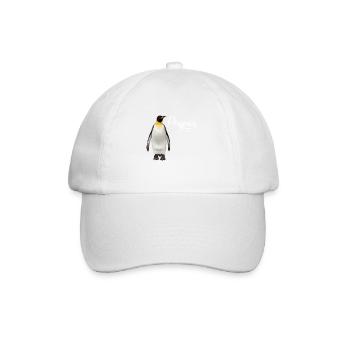 Pinguin-Bewusstseins-Tag-lustiges Pinguin-Geschenk - Baseballkappe - Weiß/Weiß - Vorne