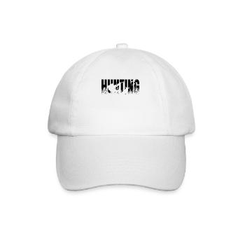 Hunt I hunter - Baseball Cap - white/white - Front