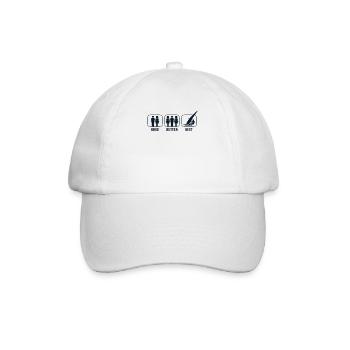 Good Better Best Windsurfer Surfer Water Sports - Baseball Cap - white/white - Front