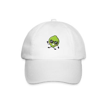 Cool lime - Baseball Cap - white/white - Front