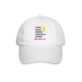 CHIANTE, RALEUSE - Casquette classique - blanc/blanc - Devant