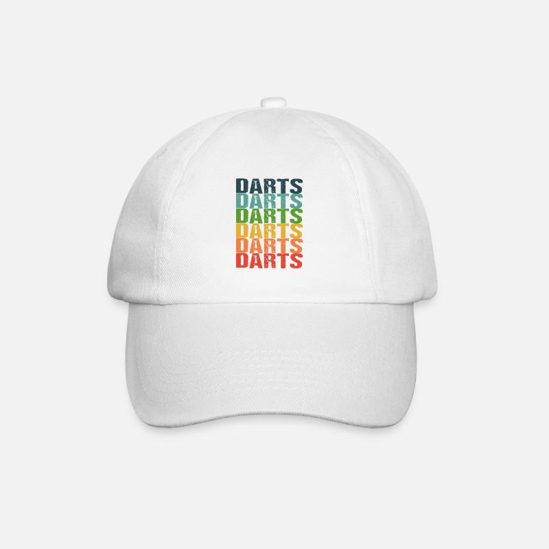 fléchettes fléchettes fléchettes - Casquette classique - blanc/blanc