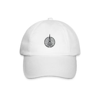 Paris - Casquette classique - blanc/blanc - Devant
