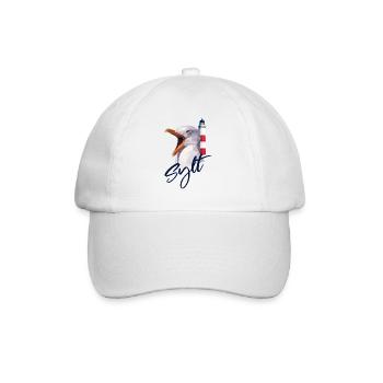 Sylt Westerland Nordsee Insel Geschenk - Baseballkappe - Weiß/Weiß - Vorne
