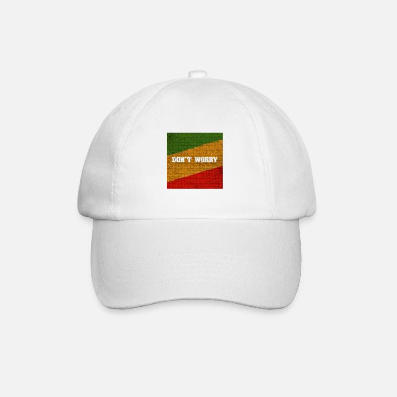 Reggae love - Baseball Cap - white/white