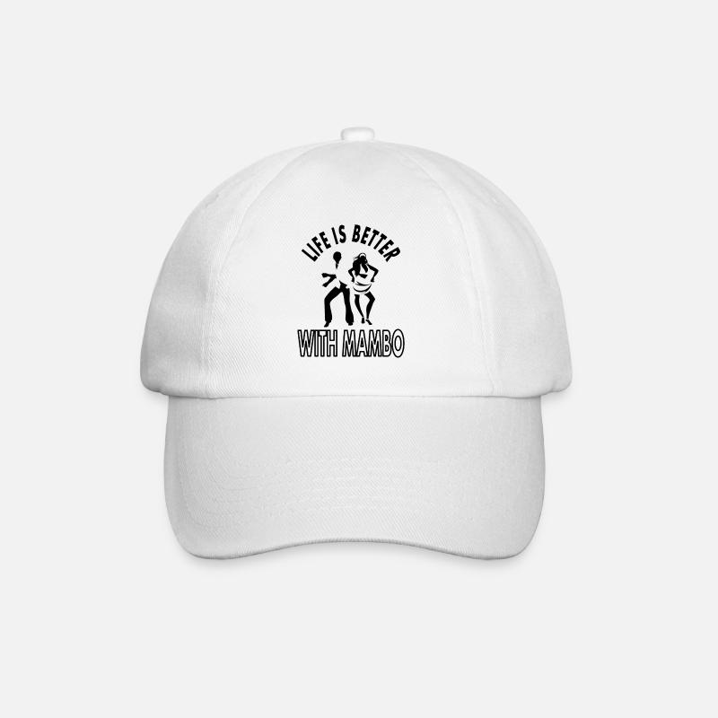Danse mambo danseur mambo danseur danse couple - Casquette classique - blanc/blanc
