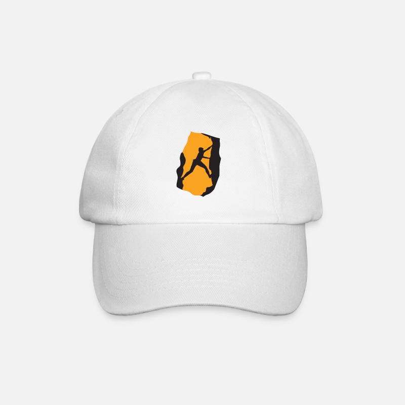 Rock climbing - Baseball Cap - white/white