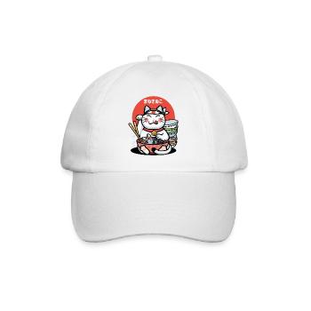 maneki neko lucky ramen - Casquette classique - blanc/blanc - Devant