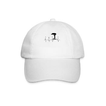 Wingfoilen Pulse - Baseball Cap - white/white - Front