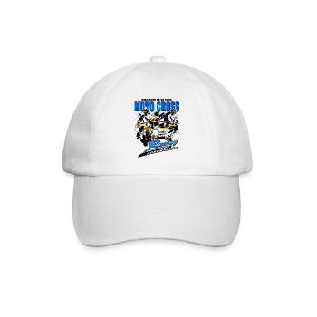 Sidecarcross - sidecar moto cross - Baseball Cap - white/white - Front