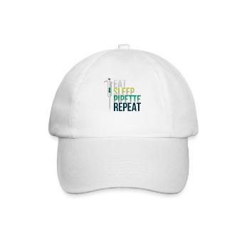 Biology, Biology Biologist, Chemistry, - Baseball Cap - white/white - Front