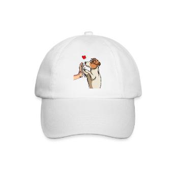 Jack Russell Terrier Love Dogs Female - Baseball Cap - white/white - Front