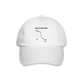 Passo Di Campolongo Haarnadelkurven Italien - Baseballkappe - Weiß/Weiß - Vorne