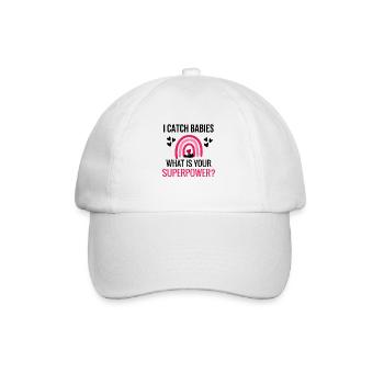 Midwife gift | Obstetrician Midwife - Baseball Cap - white/white - Front
