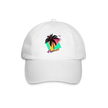 Hawaii - Baseball Cap - white/white - Front