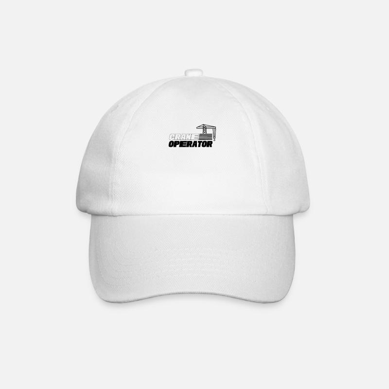Grue grue chantier grue grue - Casquette classique - blanc/blanc