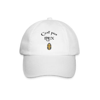 C'est pas faux ! - Casquette classique - blanc/blanc - Devant