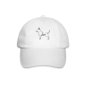 Bull terrier - Baseball Cap - white/white - Front