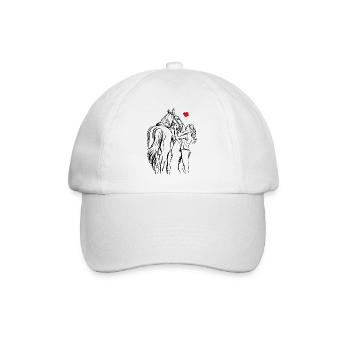 Cheval - Casquette classique - blanc/blanc - Devant
