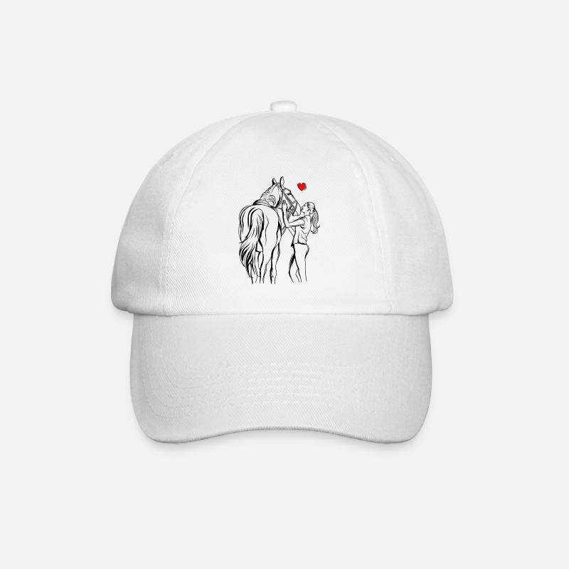 Cheval - Casquette classique - blanc/blanc