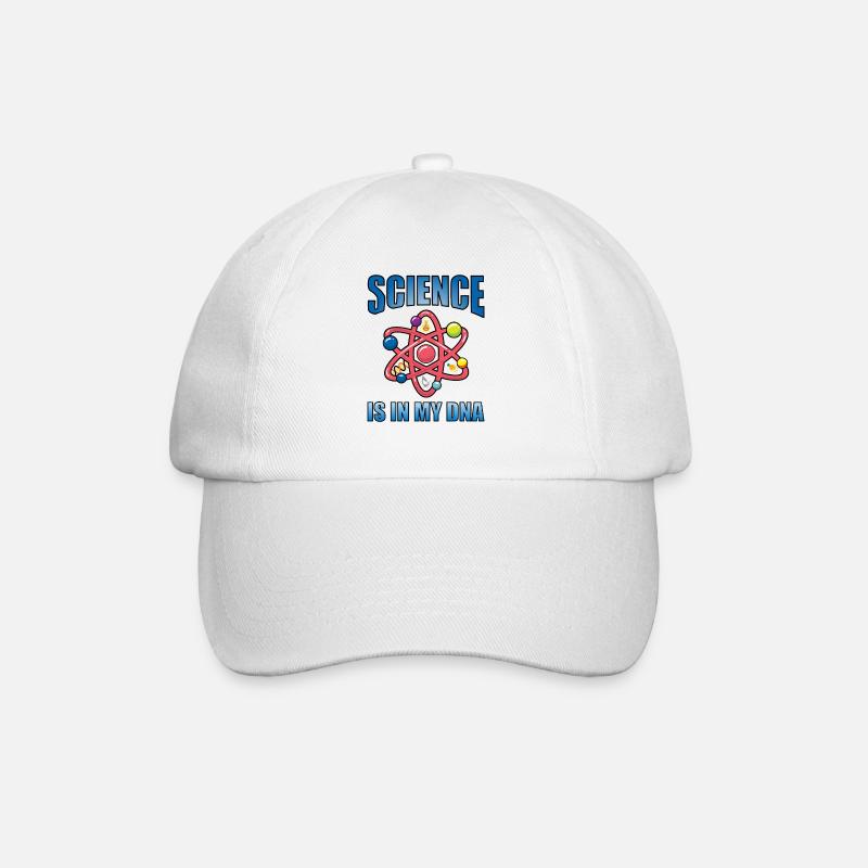 La science est dans mon ADN pour biochimistes - Casquette classique - blanc/blanc