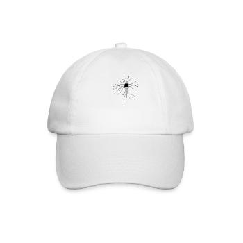 Processeur, CPU, Technologie, Électronique, Coeur - Casquette classique - blanc/blanc - Devant