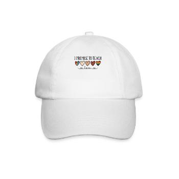 I Promise To Teach Love Autism Melanin Rainbow - Casquette classique - blanc/blanc - Devant