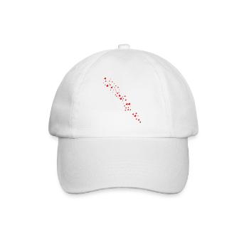 Coeur - Casquette classique - blanc/blanc - Devant