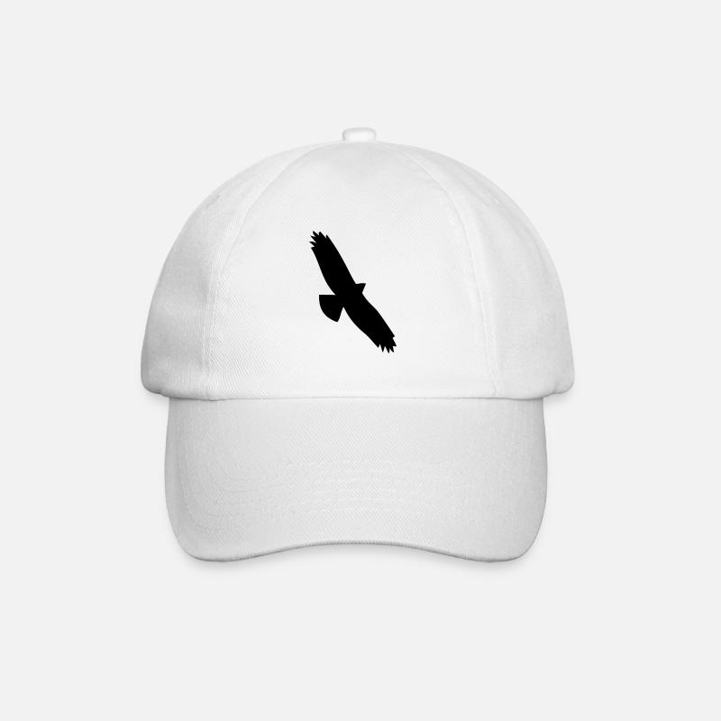 Bird Eagle Birds Fly - Baseball Cap - white/white