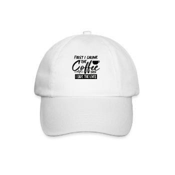 Nurse Coffee Lifesaver Nurse - Baseball Cap - white/white - Front