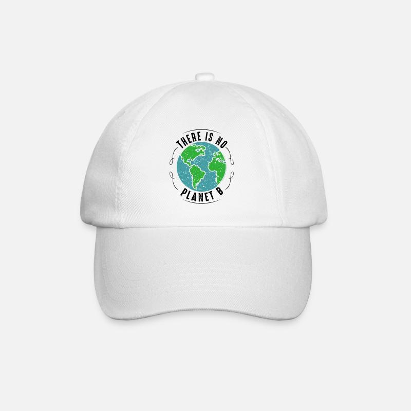 There is NO Planet B - Baseball Cap - white/white