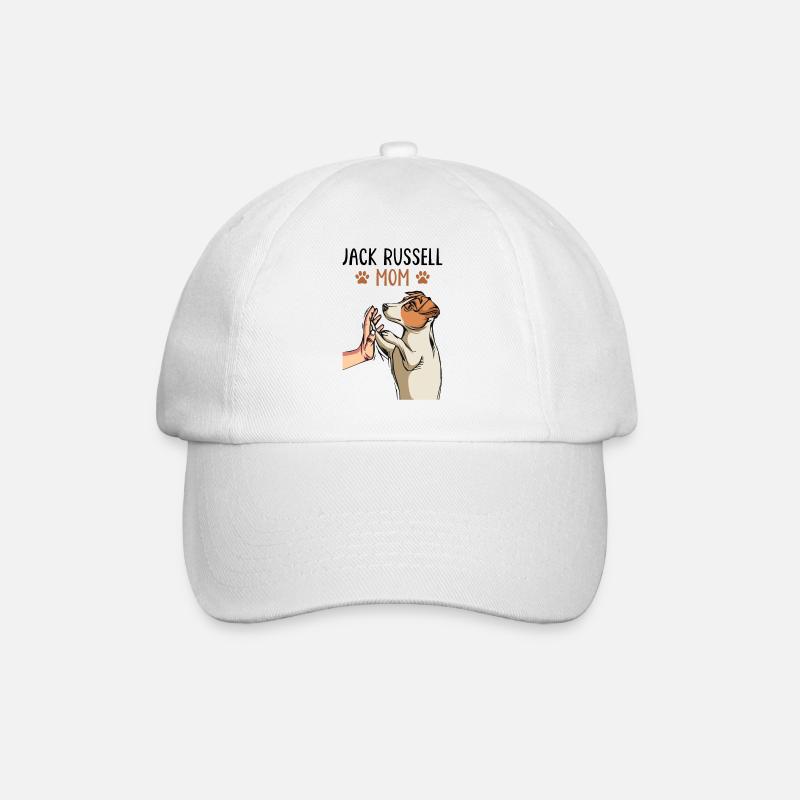 Jack Russell Terrier Mama Cadeau - Casquette classique - blanc/blanc