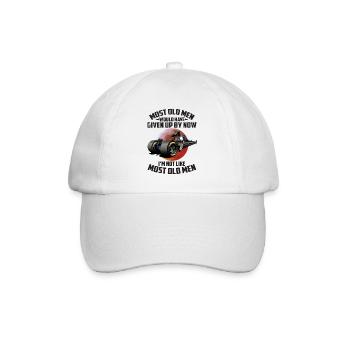 I’m Not Like Most Old Men Funny Drag Racing - Casquette classique - blanc/blanc - Devant