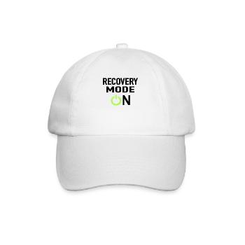 Recovery Mode On - Baseball Cap - white/white - Front